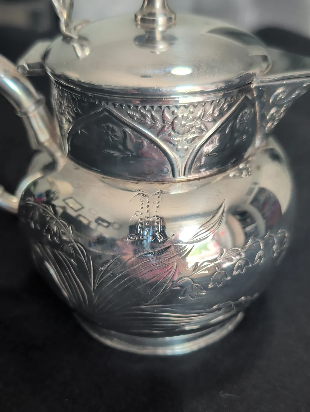 Vintage Silver Plated Creamer Container